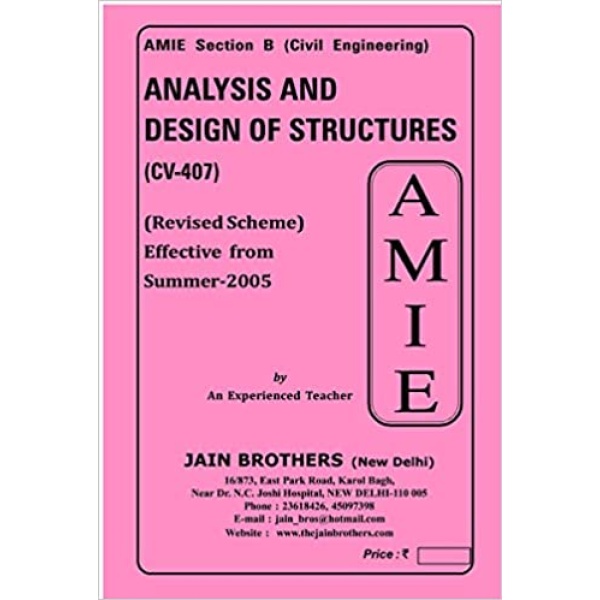 AMIE Analysis and Design of Structures