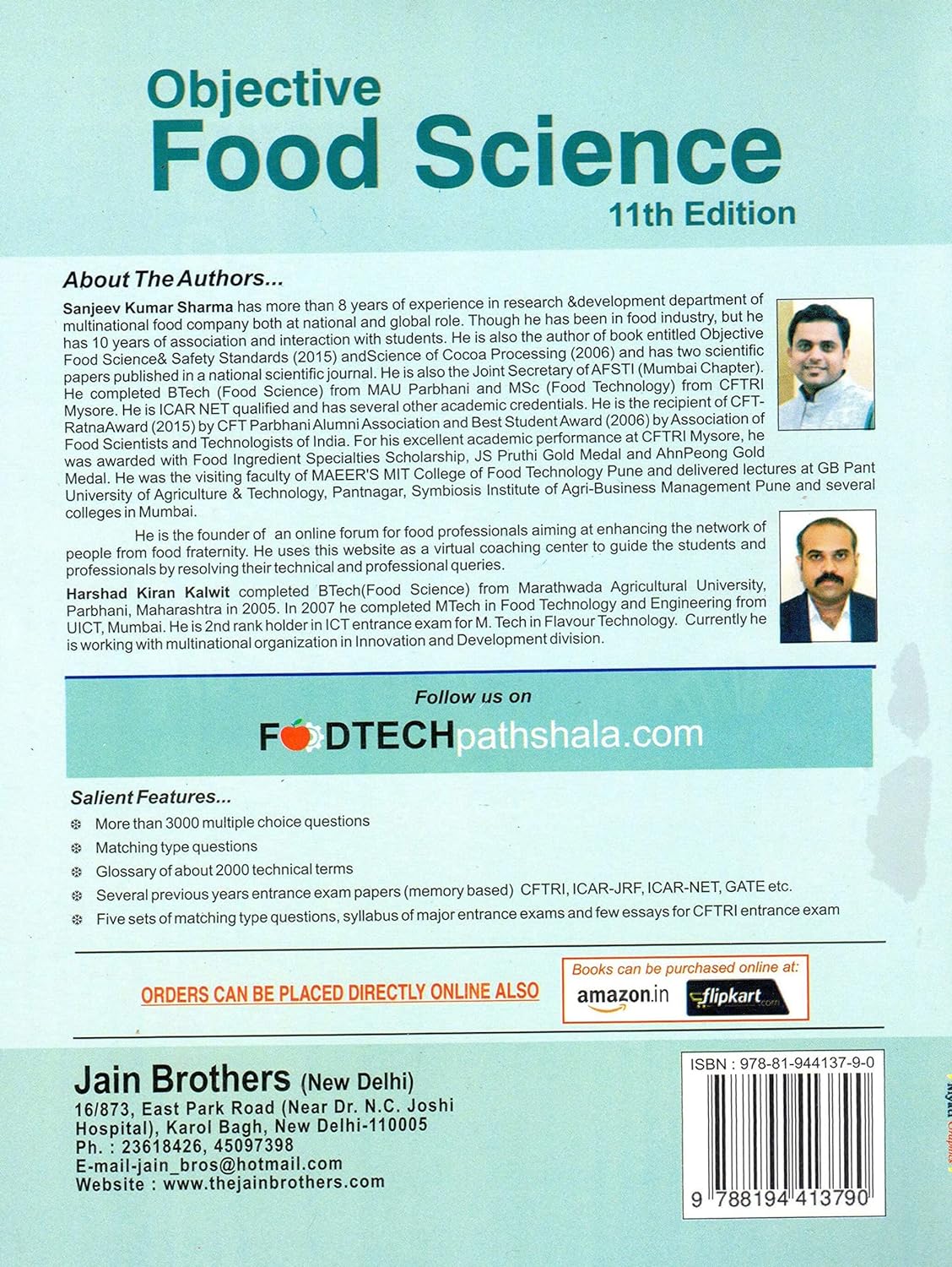 Objective Food Science