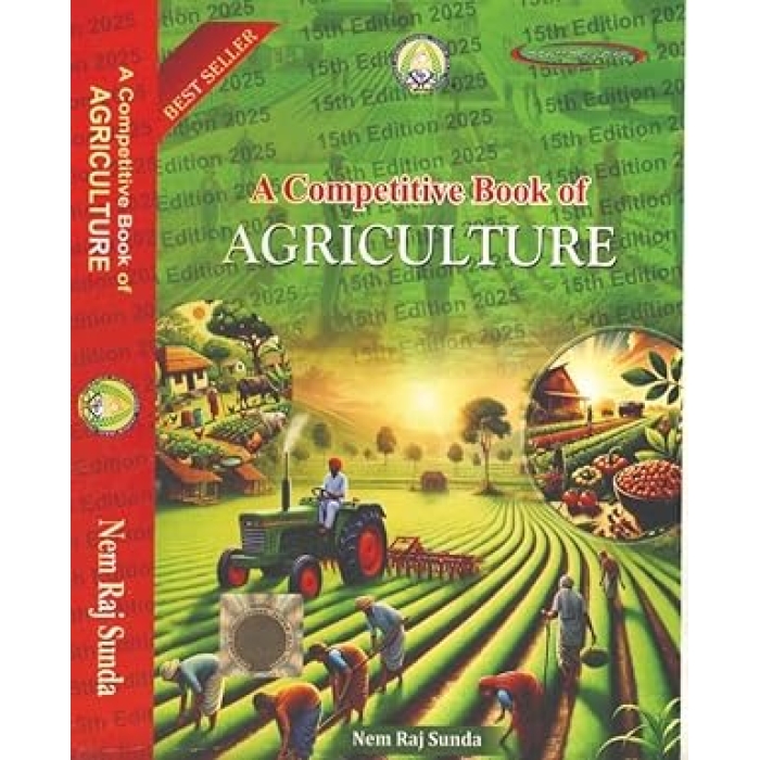 Buy A Competitive Book of Agriculture by Nem Raj Sunda. Best book for ICAR, ARS, JRF, NET exam preparation. Covers full agriculture syllabus. Fast delivery across India.