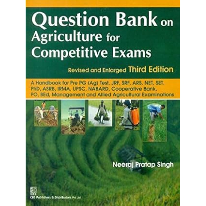 Question Bank on Agriculture for Competitive Exams Book Cover by Neeraj Pratap Singh