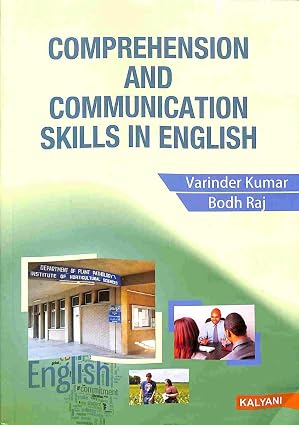Comprehension and Communication Skills in English book Varinder Kumar Bodh Raj Kalyani Publishers